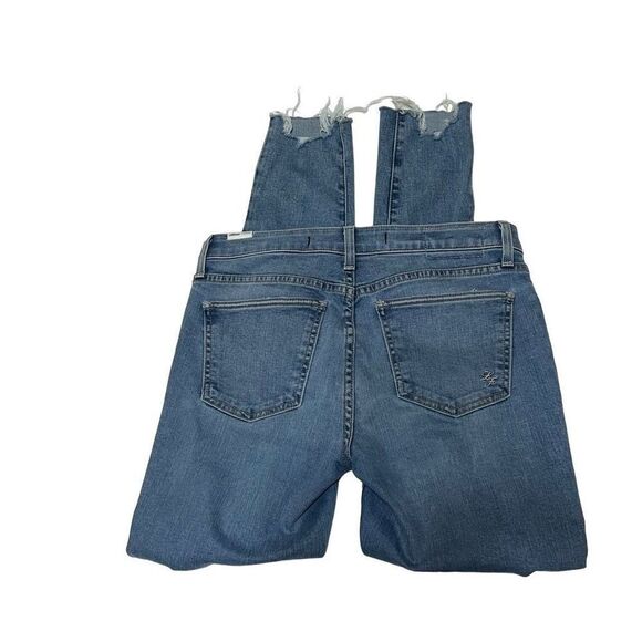Lovers + Friend Ricky distressed Pacific (light medium wash) jeans, sz 28 - Picture 3 of 9